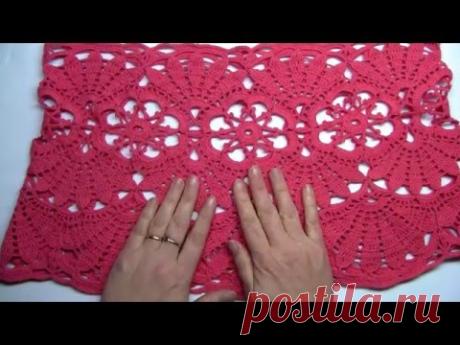 Elegantní šaty háčkem. 7 díl. - Элегантное платье крючком. 7 часть.