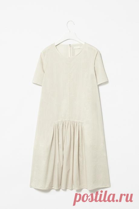 Gathered front dress