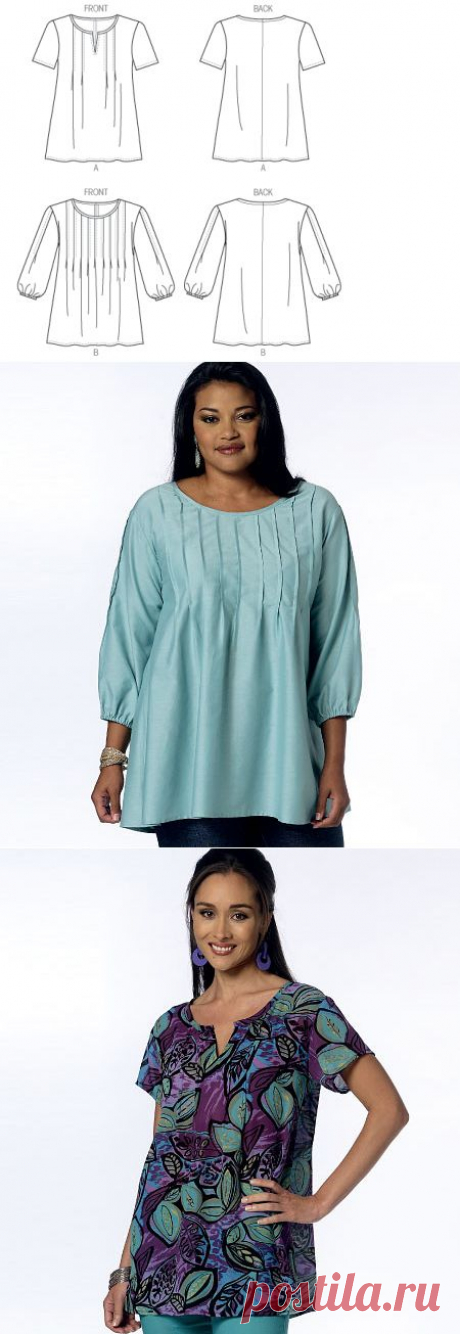 Butterick шаблон: B6117 промахов &quot;Топ | Легко - jaycotts.co.uk - швейные принадлежности