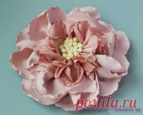 Пионы из ткани своими руками