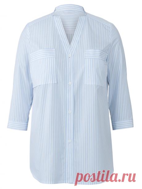 Блузка в мужском стиле - выкройка № 128 из журнала 2/2018 Burda – выкройки блузок на Burdastyle.ru