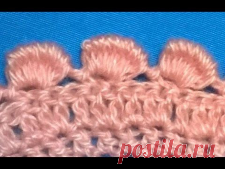 МК узор крючком: Фестоны.
