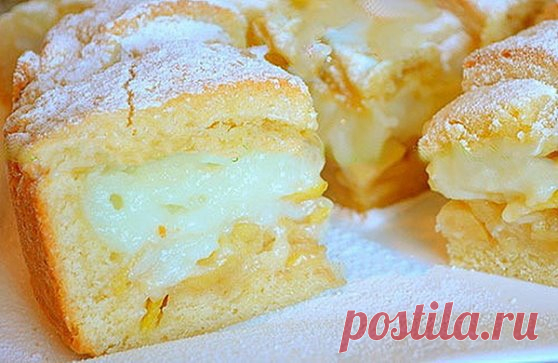ВКУСНЕЙШИЙ Яблочный пирог с НЕЖНЕЙШИМ заварным кремом