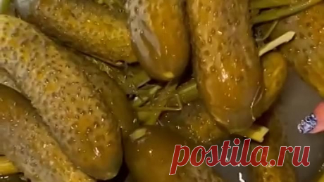 Огурцы на зиму как "бочковые "