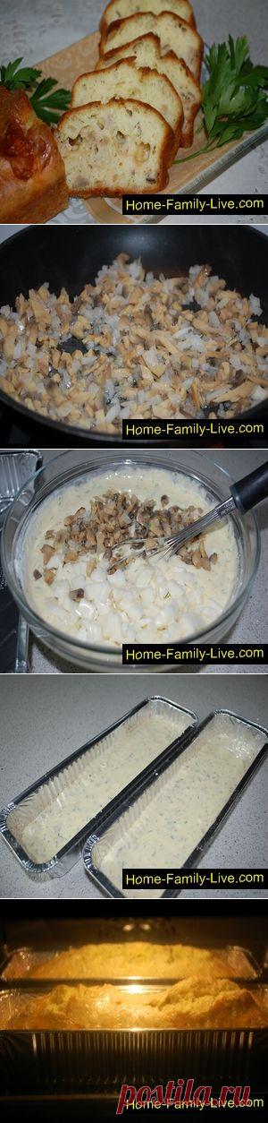 Паштида с грибами и сыром - пошаговый фоторецепт- запеканкаКулинарные рецепты