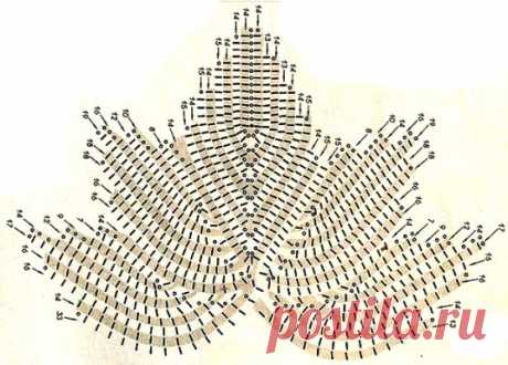 Вязаный кленовый лист