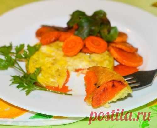Вкусный омлет с овсяными хлопьями