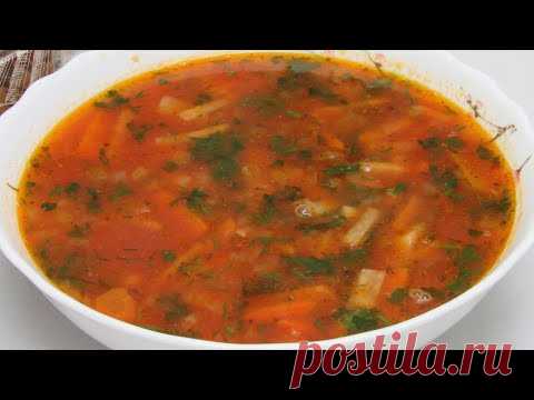 Недорогой Постный суп на обед! Простой рецепт без мяса