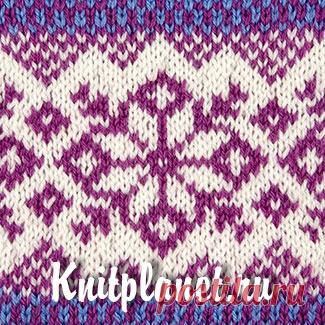 Планета Вязания | Жаккардовый норвежский узор