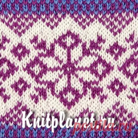 Планета Вязания | Жаккардовый норвежский узор
