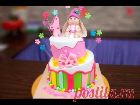 Кривой двухъярусный торт / Crooked two-tier cake - Я - ТОРТодел!