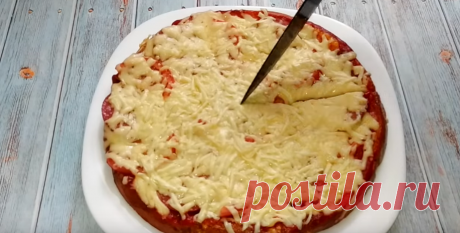 НЕРЕАЛЬНАЯ ВКУСНОТА НА ЗАВТРАК ЗА 10 МИНУТ! Порадуйте своих близких, ОЧЕНЬ ВКУСНО! Quick Pizza. | КУХНЯ | Яндекс Дзен