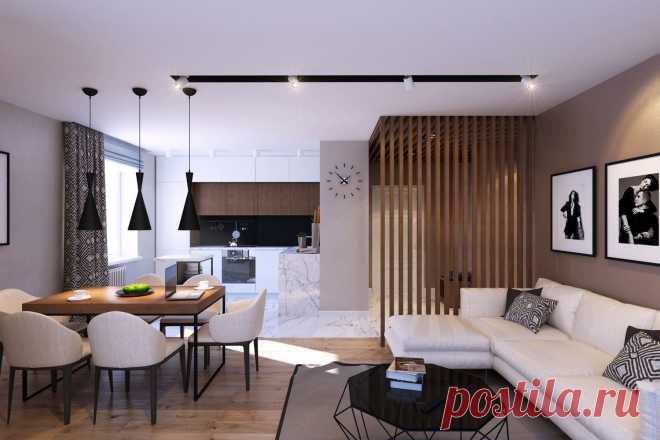 Квартира из натуральных материалов на Богатырском - InMyRoom.ru