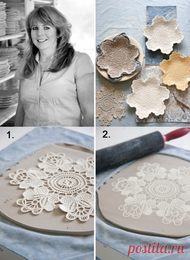 Make Your Own Lace Pottery