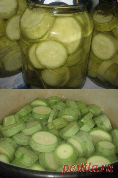 Кабачки маринованные по болгарски.