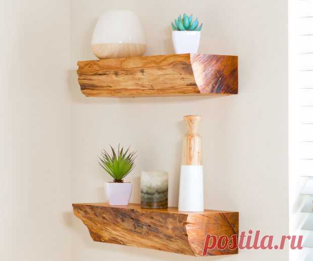 Поверните дрова в плавающие полки: 7 шагов (с картинками)