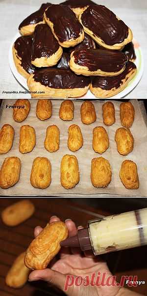 Готовим вкусные домашние Эклеры