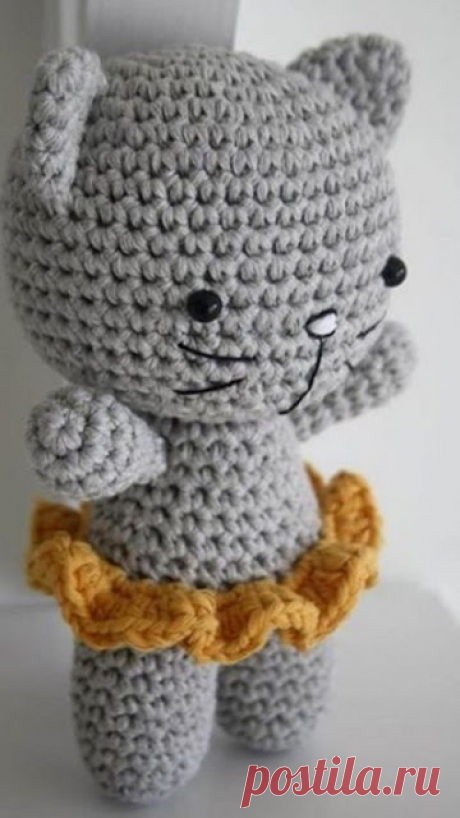 Кот амигуруми