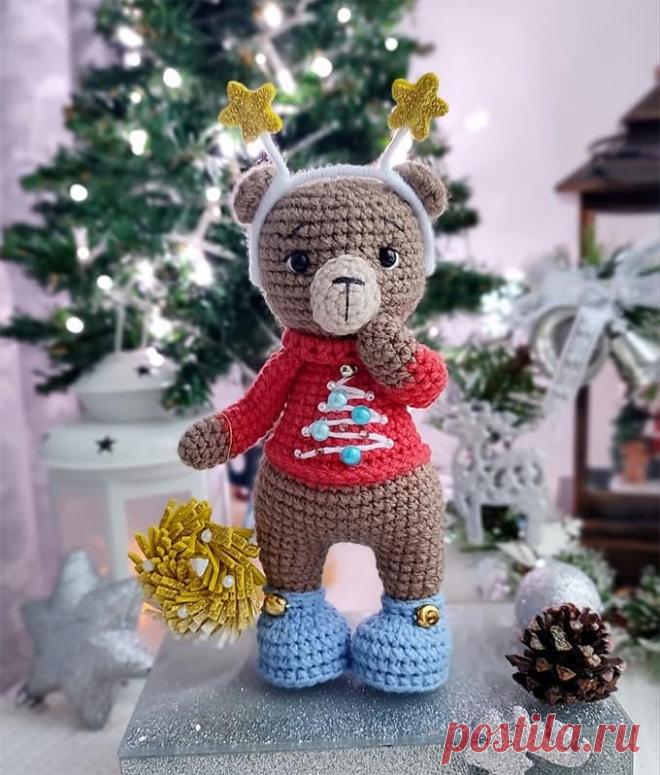 Медвежонок Лёва крючком. Амигуруми схемы и описания. Автор: Юлия Лукина | IRINELY.ART