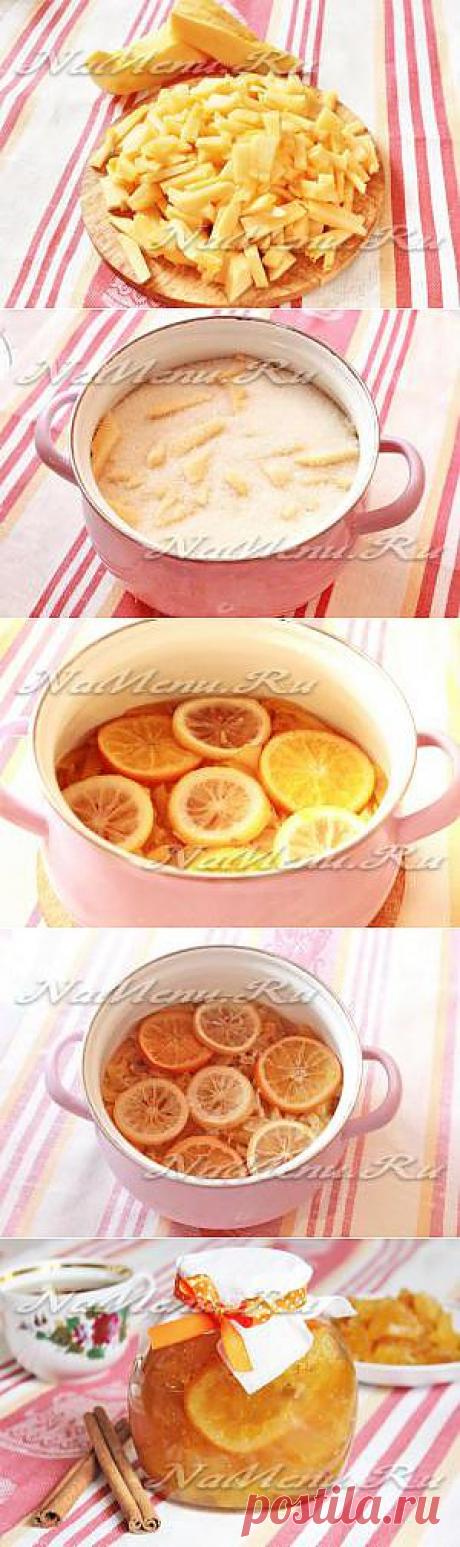 Варенье из тыквы с лимоном и корицей