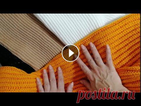 Плюсы и минусы английской резинки Посмотреть больше мастер-классов свитеров на размеры от 40 до 62 можно по ссылке Мой канал в телеграм Я в телеграм @anna_amelina Я вконтакте Я в инста...