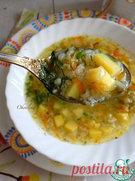 Постный рассольник с рисом – кулинарный рецепт