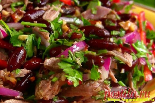 Острый салат с говядиной «Ходжа Насрединн»