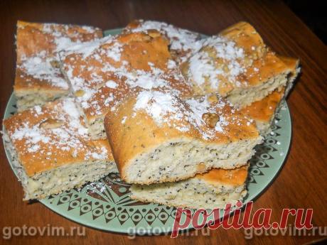 Корж с маком и орехами к чаю. Рецепт с фото / Готовим.РУ