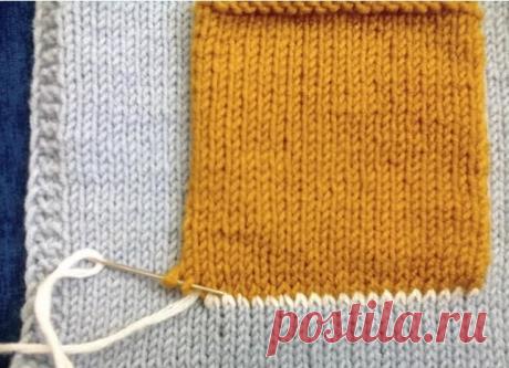 Как пришить накладной или внутренний карман к вязаному изделию