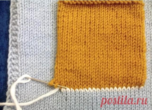 Как пришить накладной или внутренний карман к вязаному изделию