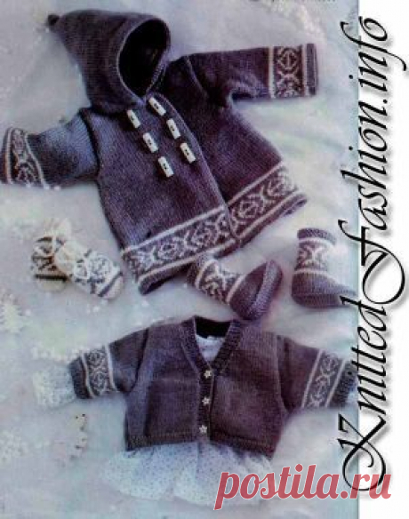 Жакеты, варежки, пинетки - KnittedFashion.info - Модное Вязание