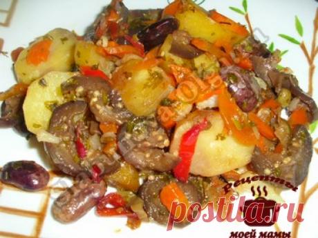 Овощное рагу в пакете. Рецепт. Фото