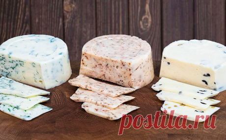 Домашний твердый сыр 3 вкусов. Быстро варим одну основу и добавляем оливки, зелень и базилик