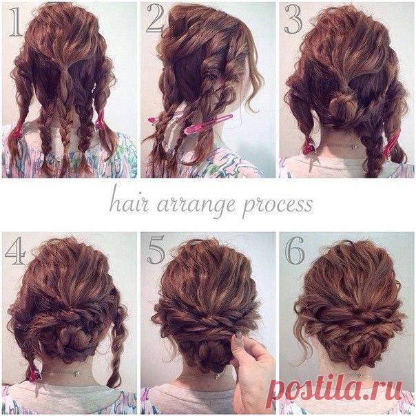 Красивые прически. Прически пошагово. Идеи