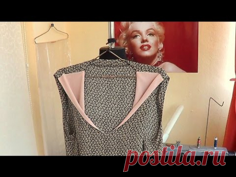 Летнее платье по выкройке из журнала ,,BURDA&quot; - YouTube