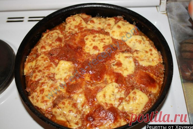 Запеканка из баклажанов с фаршем