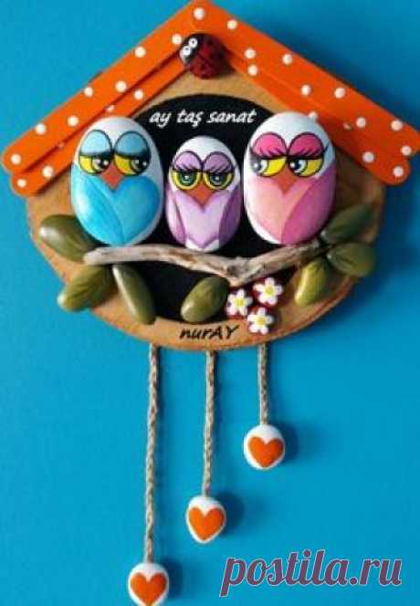 Pajaritos con casita