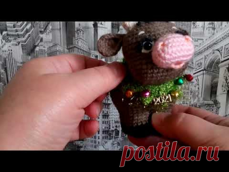 Бычок. сувенир-игрушка, символ 2021 года