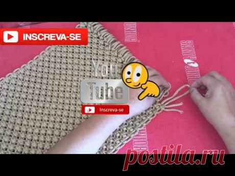 Tapete de macramé - Passo a Passo #NilmaArtesanatos