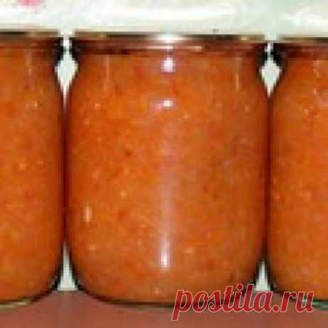 Аджика из кабачков, лука и яблок Кулинарный рецепт