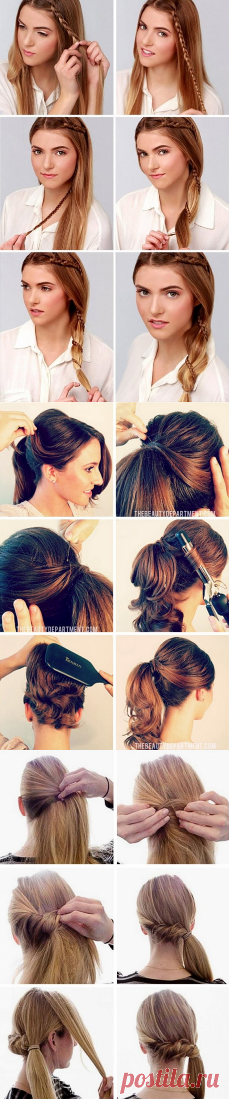 Идеи прически на основе хвоста, пошаговые фото