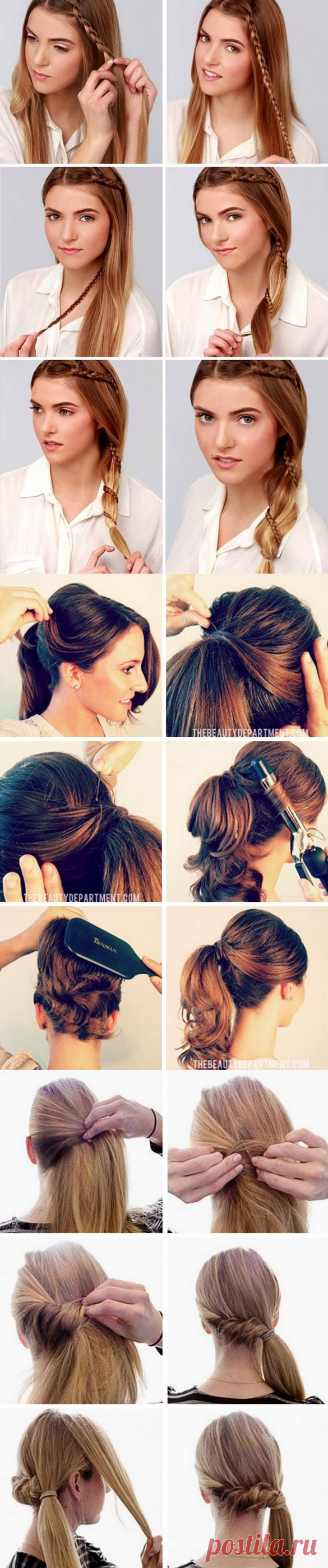 Идеи прически на основе хвоста, пошаговые фото