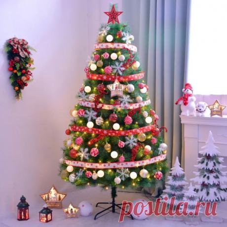 Как красиво нарядить елку на Новый Год: 49 вариантов
