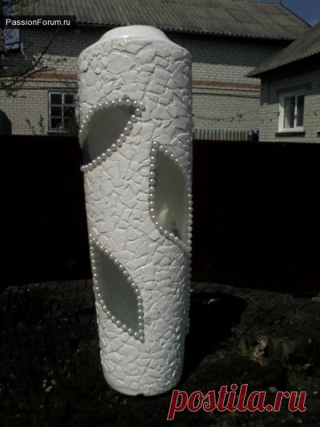 Вазочки &quot;Снежная нежность&quot; и &quot;Этюд в багряных тонах&quot; / Декор. Работы пользователей / PassionForum - мастер-классы по рукоделию