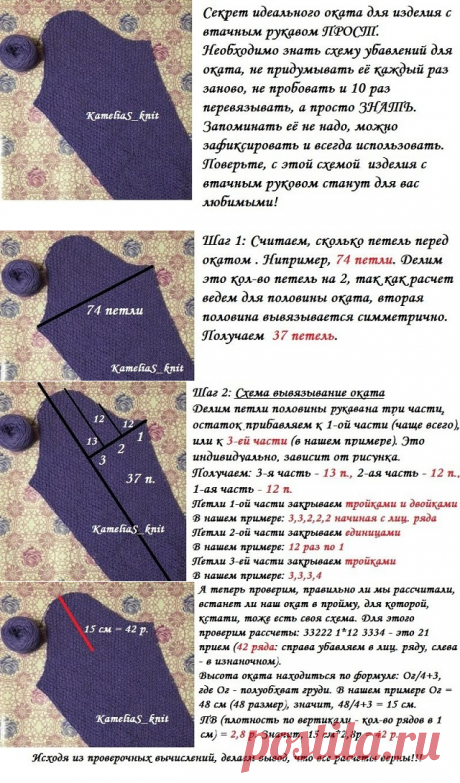 Секрет идеального оката рукава.