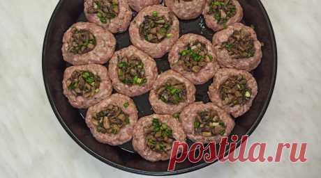 Лучше чем просто котлеты. Вкусные котлеты - гнёзда с грибами - Искусница - медиаплатформа МирТесен