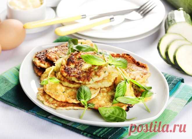 Кабачковые оладьи с мясным фаршем