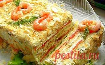 Рецепт холодной закуски из копченой лососины - Холодные закуски . 1001 ЕДА вкусные рецепты с фото!