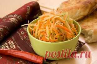 Простой салат из черной редьки :)