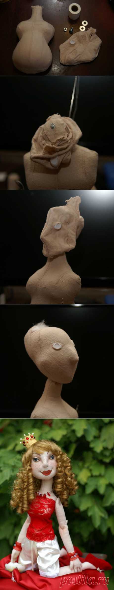 Крепление головы куклы через винт. - Ярмарка Мастеров - ручная работа, handmade